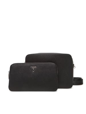 MILANO DOUBLE CROSSBODY Nero