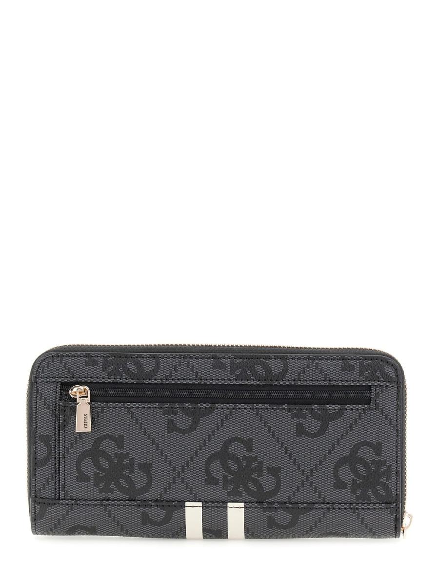 Guess Portafogli LAUREL II SLG LARGE ZIP AROUND Nero Guess Portafogli LAUREL II SLG LARGE ZIP AROUND Nero 2