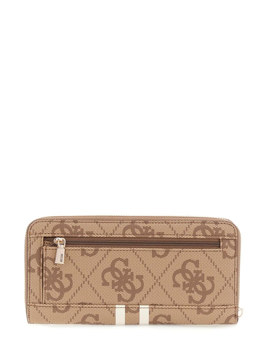 Guess Portafogli LAUREL II SLG LARGE ZIP AROUND Beige Guess Portafogli LAUREL II SLG LARGE ZIP AROUND Beige 4