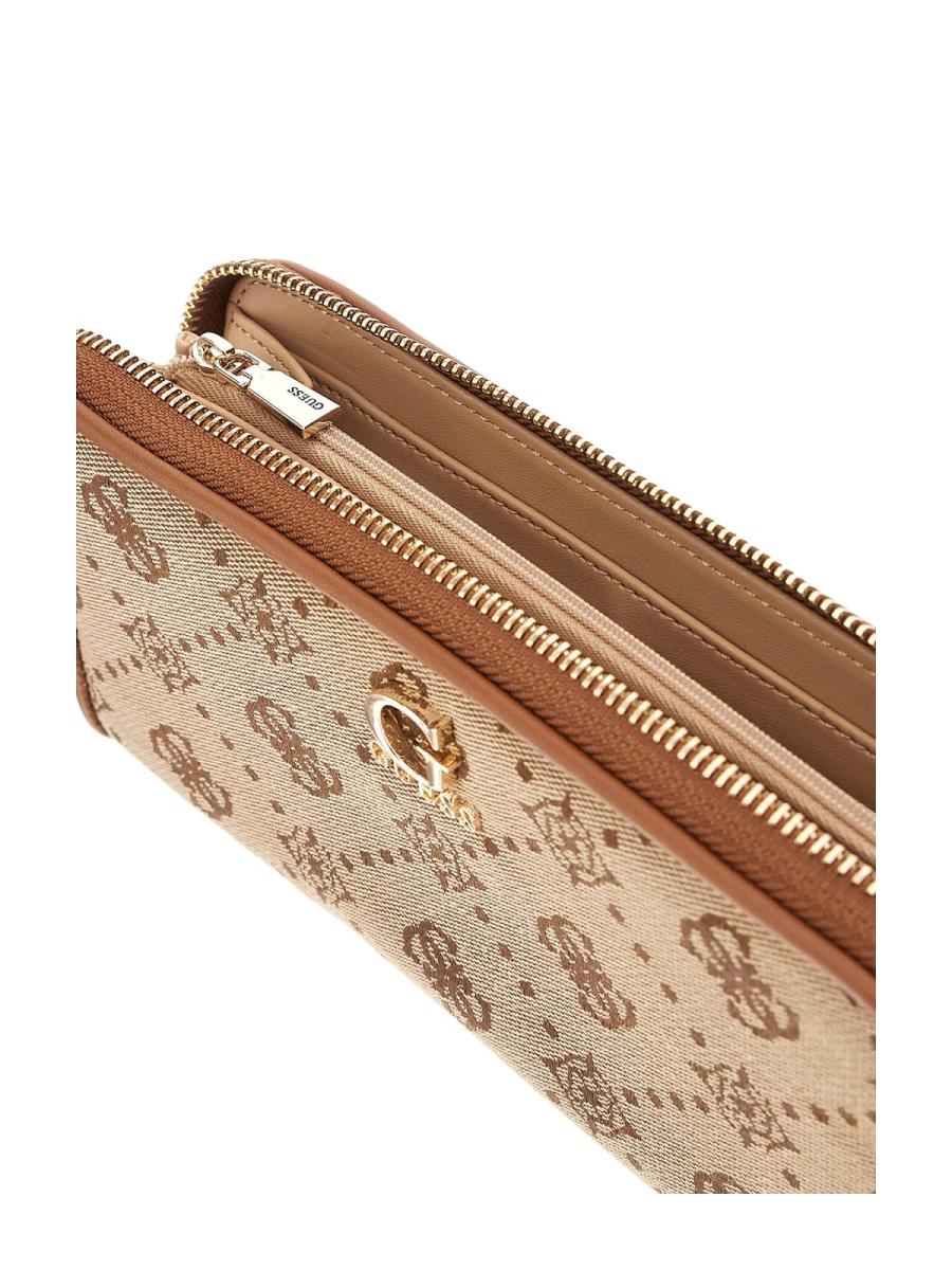 Guess Portafogli NEDA SLG LARGE ZIP AROUND Beige Guess Portafogli NEDA SLG LARGE ZIP AROUND Beige 3
