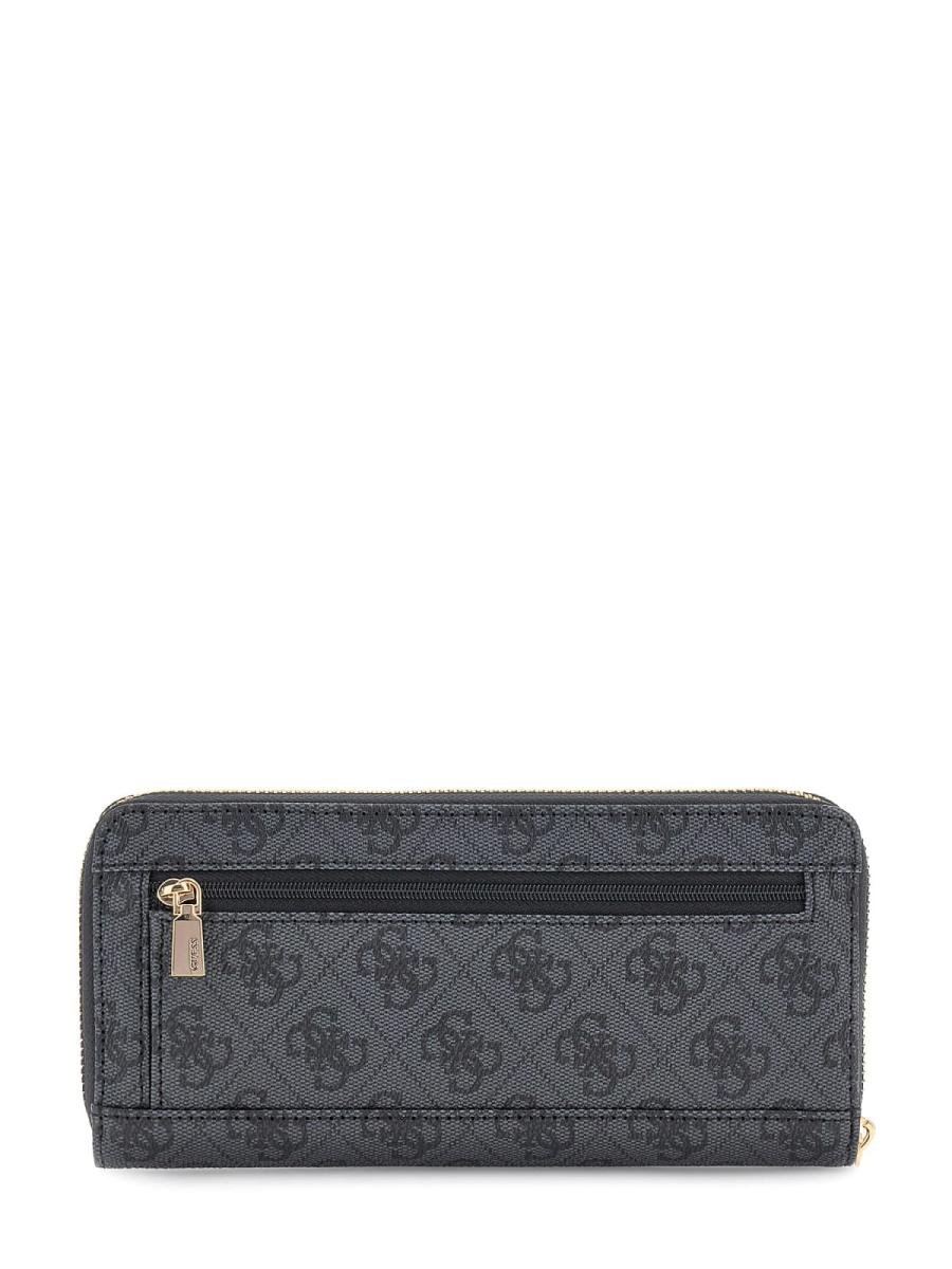 Guess Portafogli LAUREL II SLG LARGE ZIP AROUND Nero Nero Guess Portafogli LAUREL II SLG LARGE ZIP AROUND Nero Nero 4