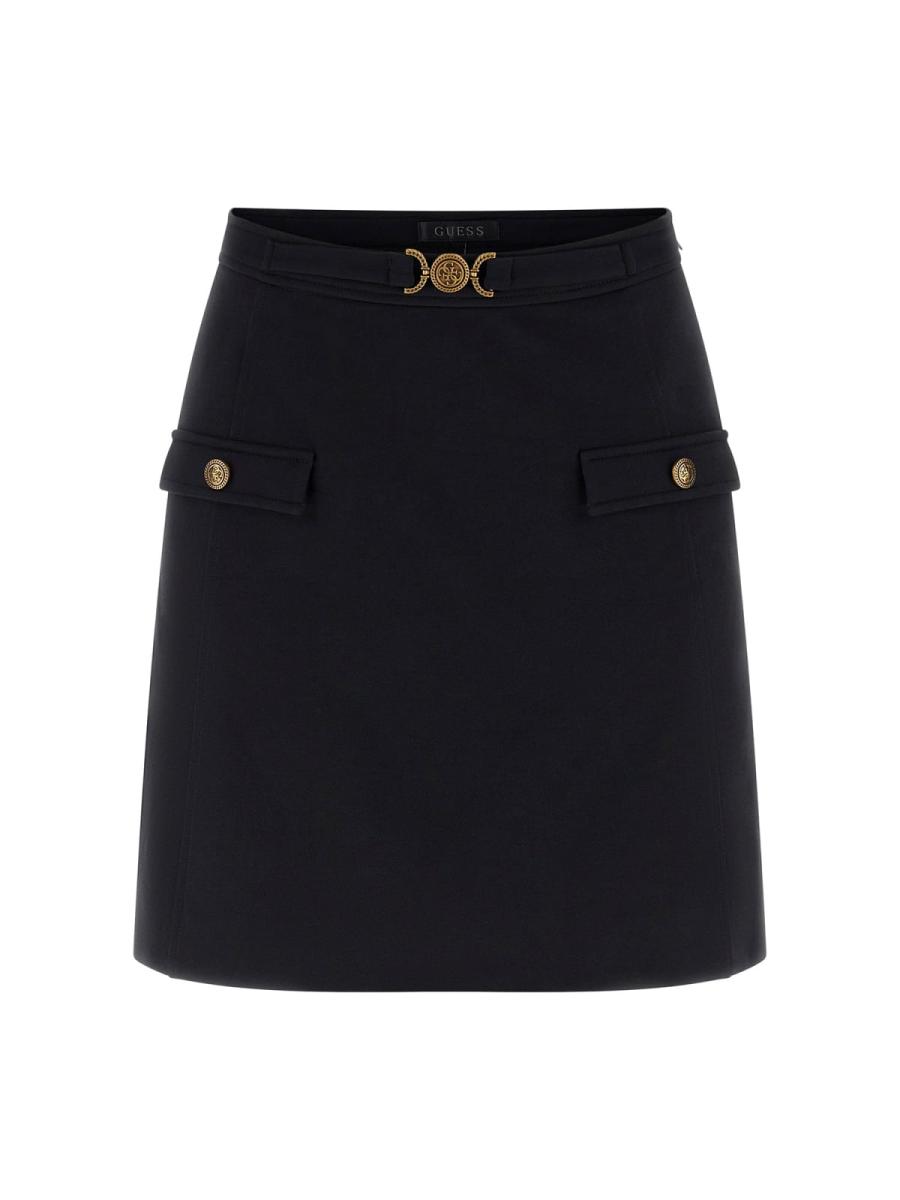 Guess Gonna CHRISSY BELTED MINI SKIRT Nero 1