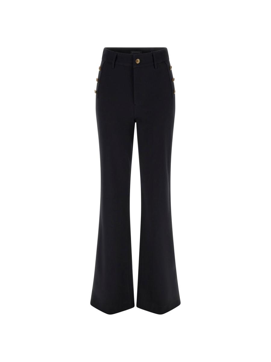 Guess Pantaloni CHRISSY FLARE PANTS Nero 1