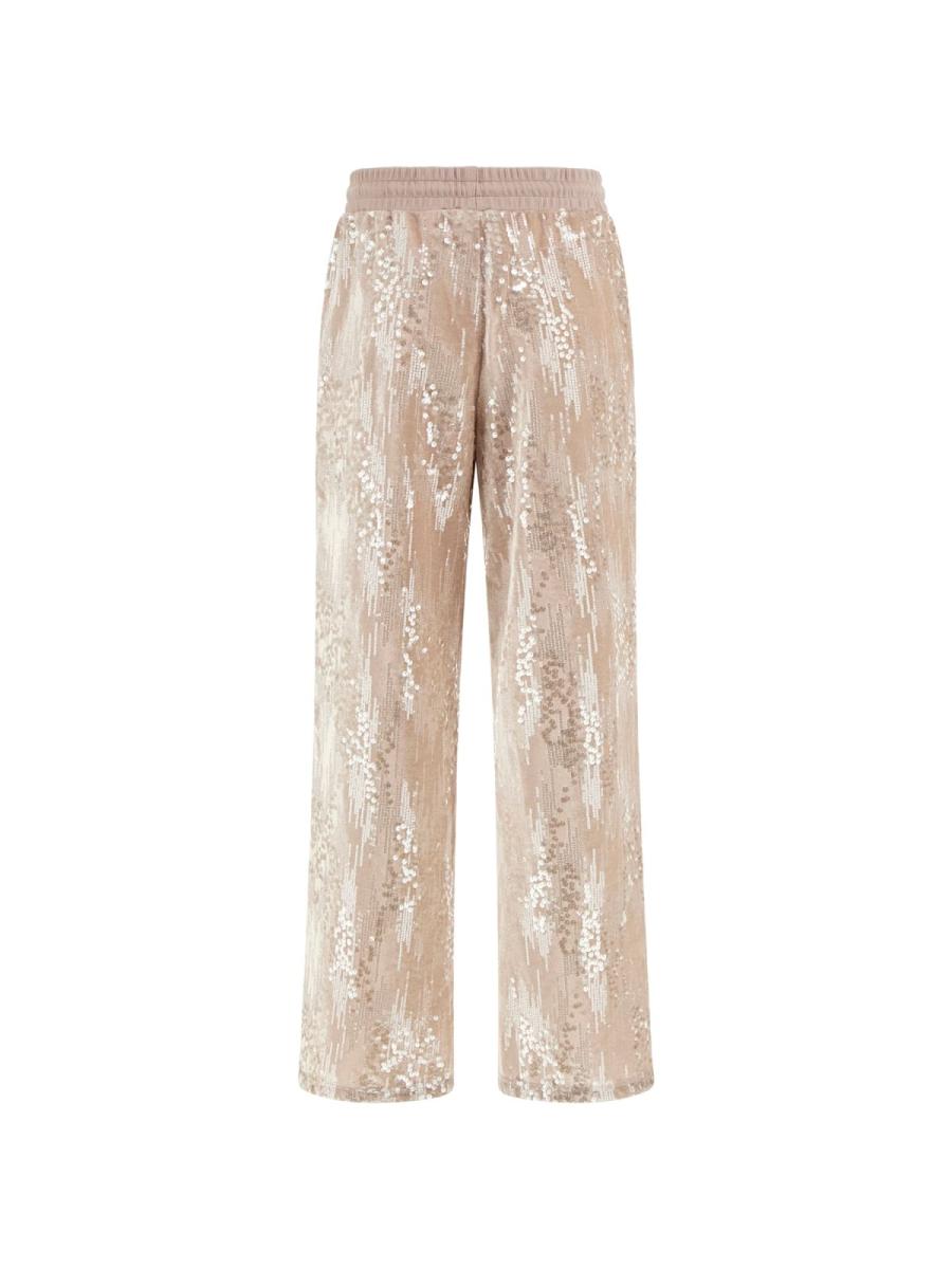Guess Tute SEQUINS WIDE LEG PANTS Rosa 2