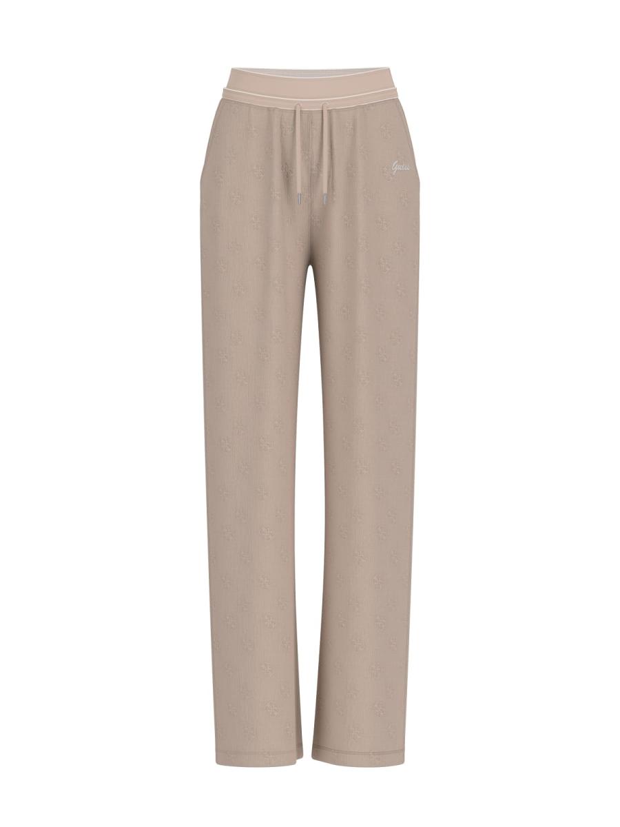Guess Tute PAULINA WIDE LEG PANTS Beige 1