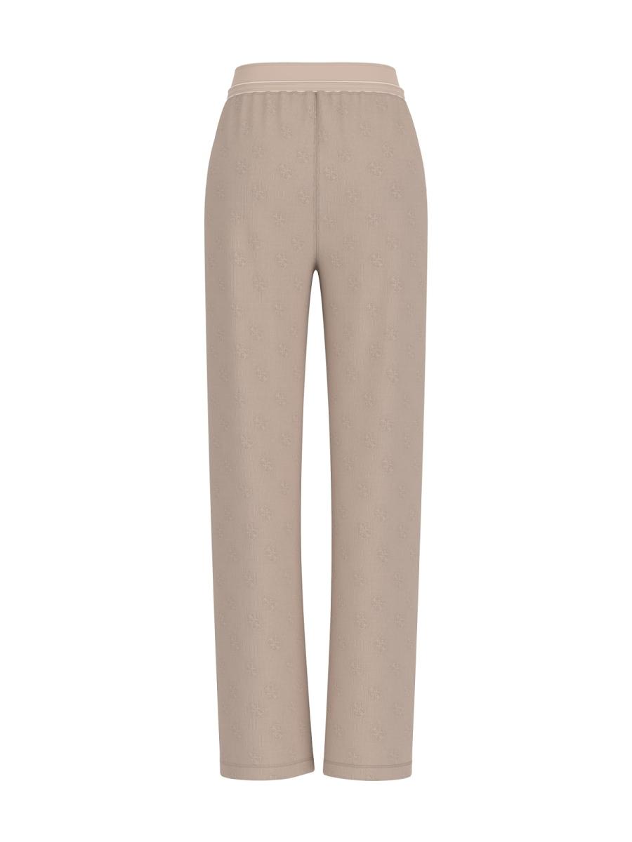Guess Tute PAULINA WIDE LEG PANTS Beige 2