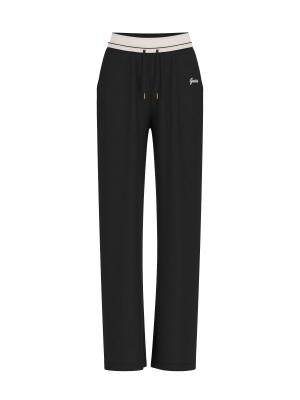 PAULINA WIDE LEG PANTS Nero