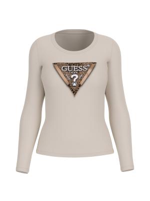 LS CN LEO TRIANGLE TEE Beige