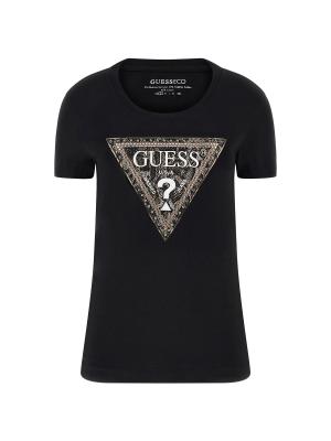 SS CN TRIANGLE PYTHON TEE Nero
