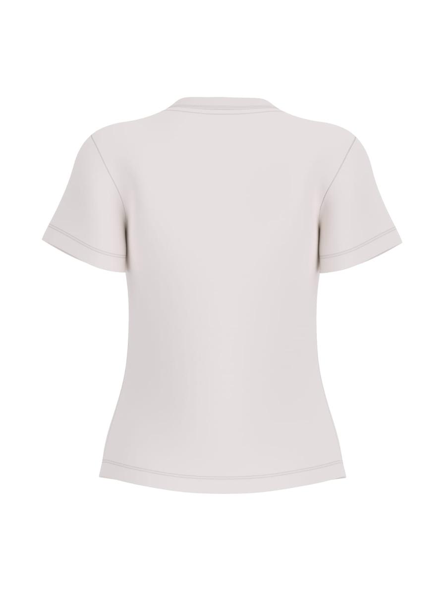 Guess T-shirt NARCISO CN  Bianco panna 2