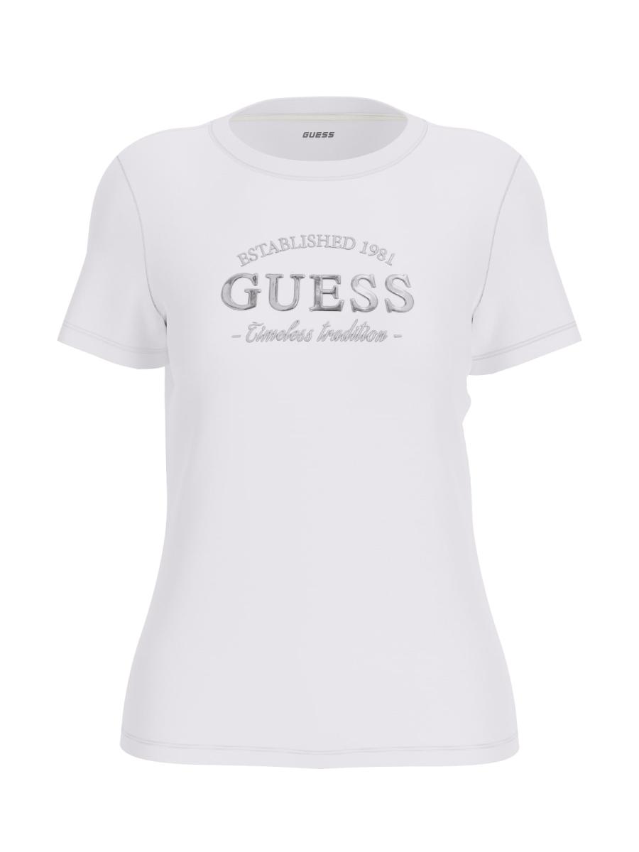 Guess T-shirt NINA SS CN  Bianco 1