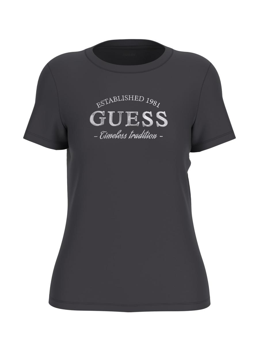 Guess T-shirt NINA SS CN  Nero 1