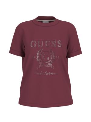 MENA SS T-SHIRT Bordeaux