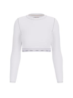GJ LS CROP TOP Bianco
