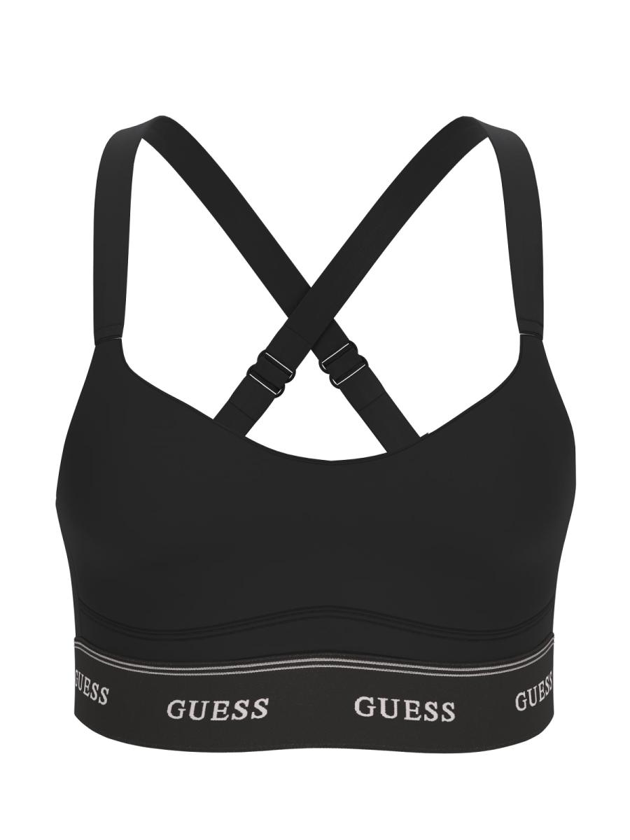 Guess Top ALBA ACTIVE BRA FIX CUP Nero 1
