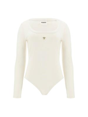 COLETTE LS BODYSUIT Bianco Panna