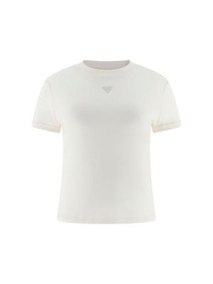 SS ANITA MOCK NK TOP Bianco