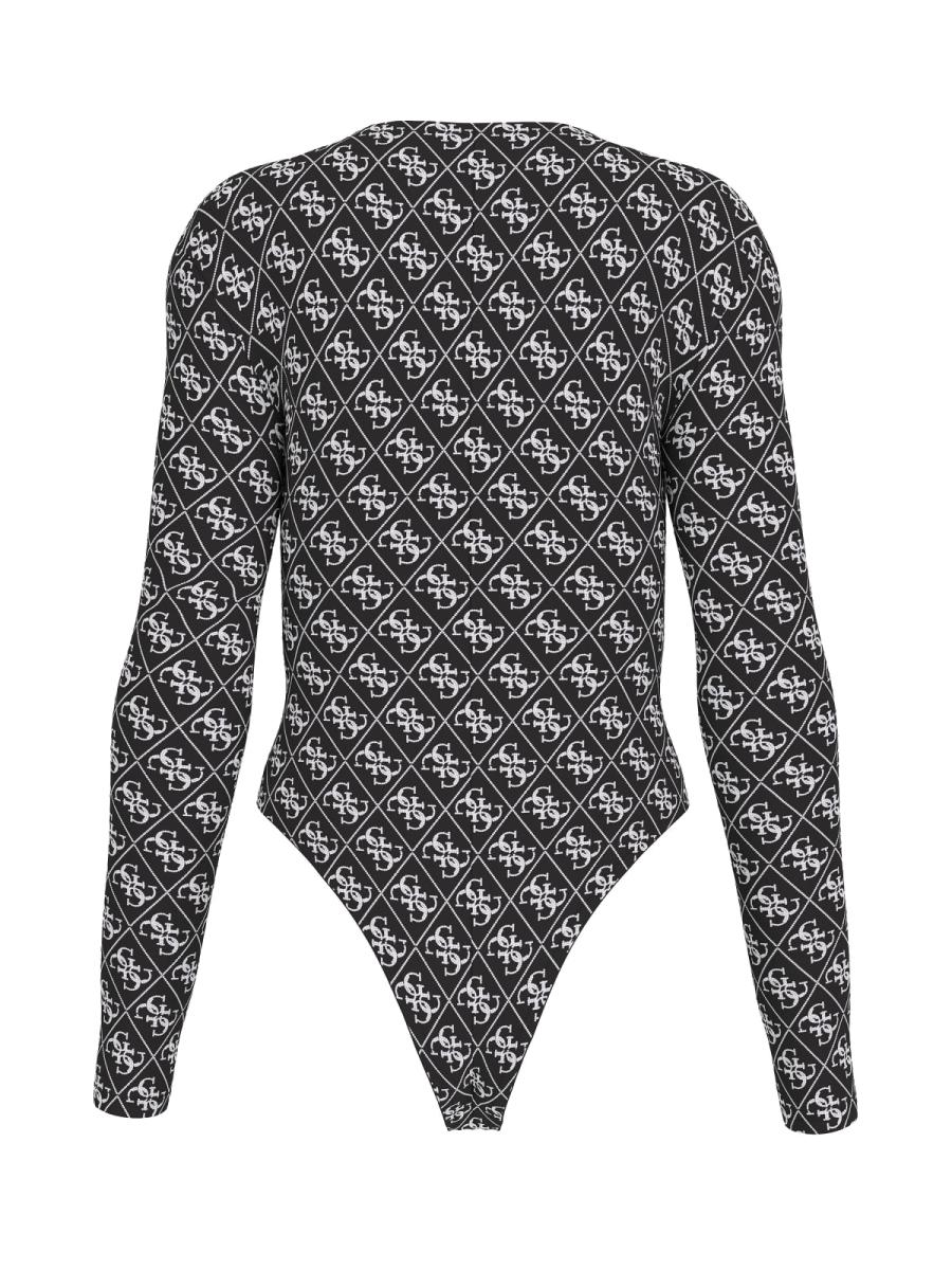 Guess Body LS TEODORA LOGO  Nero 2
