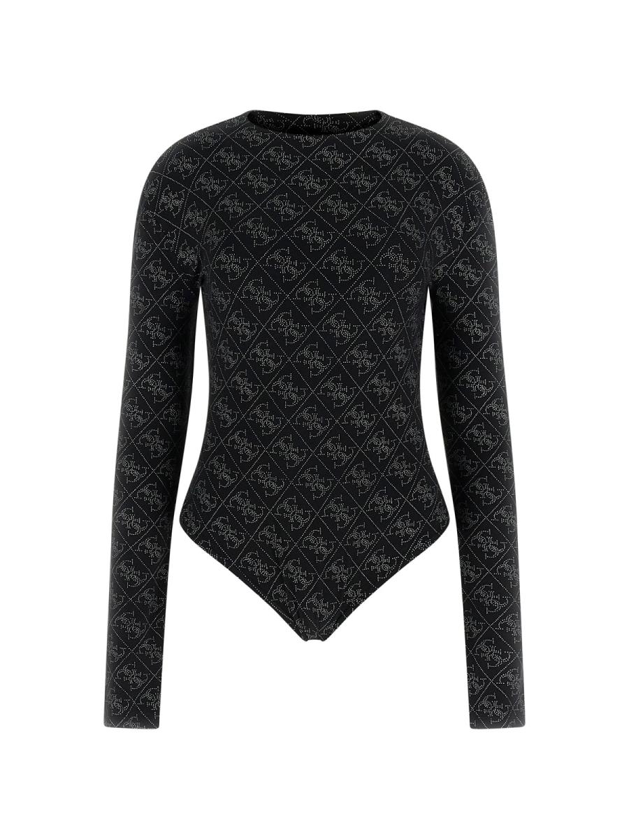 Guess Body LS TEODORA LOGO  Nero 1