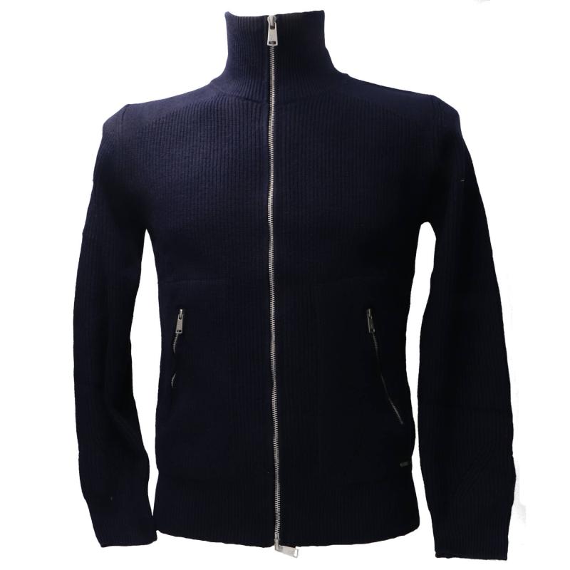 GL35051-F25 INTRECCIATO COLLO ALTO Blu