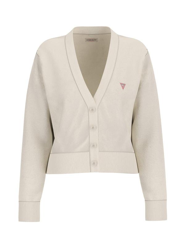 Cardigan GJ LS VN MINI TRIANGLE CARDI Bianco