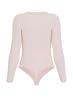 Body COLETTE LS BODYSUIT Bianco Panna