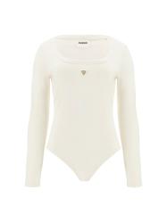 Body COLETTE LS BODYSUIT Bianco Panna