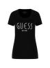 T-shirt CN SS GUESS LOGO TEE Nero