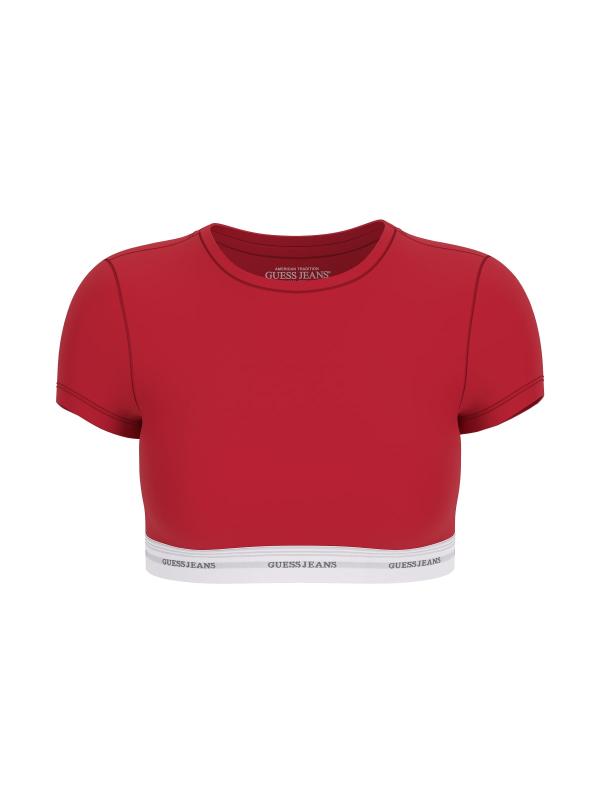 Top GJ SS CROP TOP Rosso