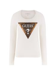 T-shirt LS CN LEO TRIANGLE TEE Bianco