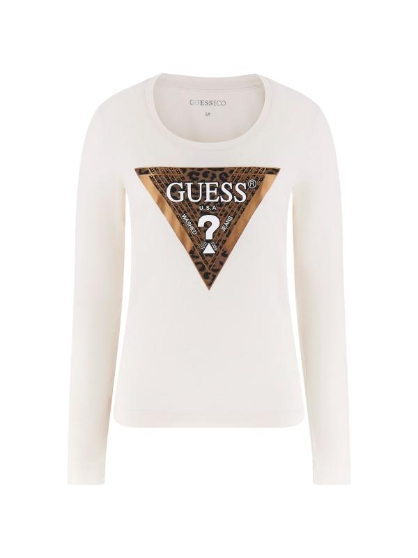 T-shirt LS CN LEO TRIANGLE TEE Bianco