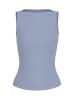 Maglia TINA RIBS TANK TOP Azzurro