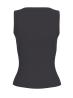 Maglia TINA RIBS TANK TOP Nero