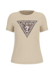 T-shirt SS CN TRIANGLE PYTHON TEE Beige