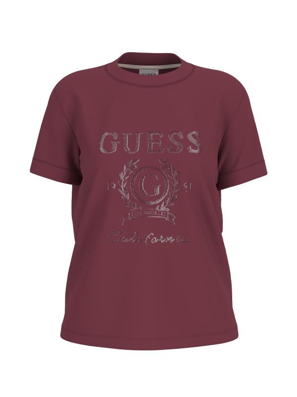 T-shirt MENA SS T-SHIRT Bordeaux