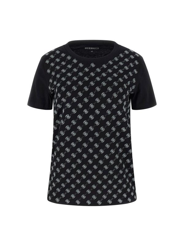 T-shirt SS CN 4G ALLOVER TEE Nero