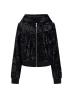 Felpe SEQUINS FULL-ZIP HOODIE Nero