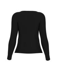 T-shirt NEW CARRIE LS FITTED SHIRT Nero