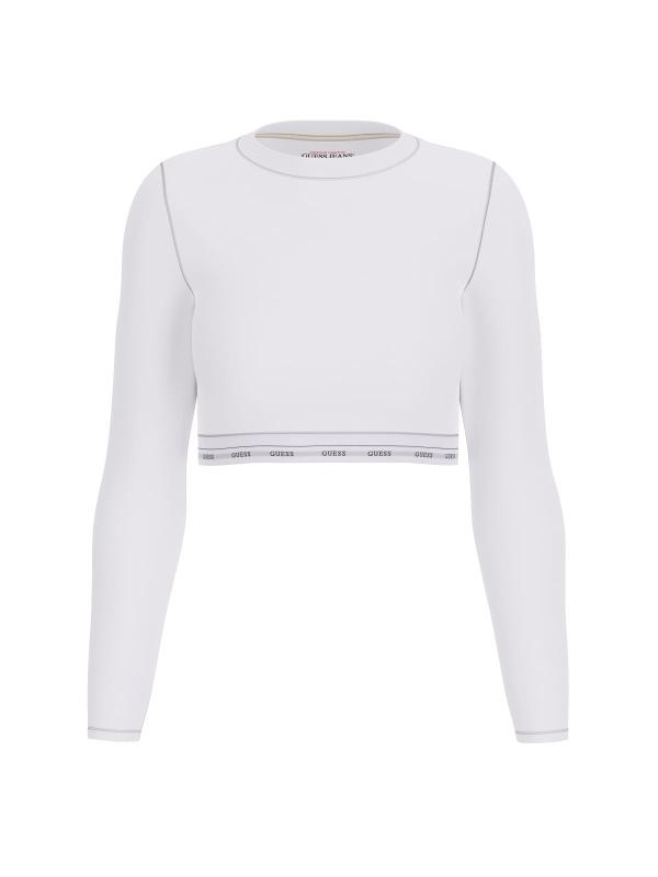 T-shirt GJ LS CROP TOP Bianco