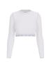 T-shirt GJ LS CROP TOP Bianco