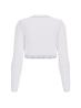 T-shirt GJ LS CROP TOP Bianco