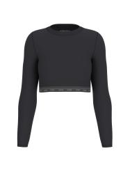 T-shirt GJ LS CROP TOP Nero