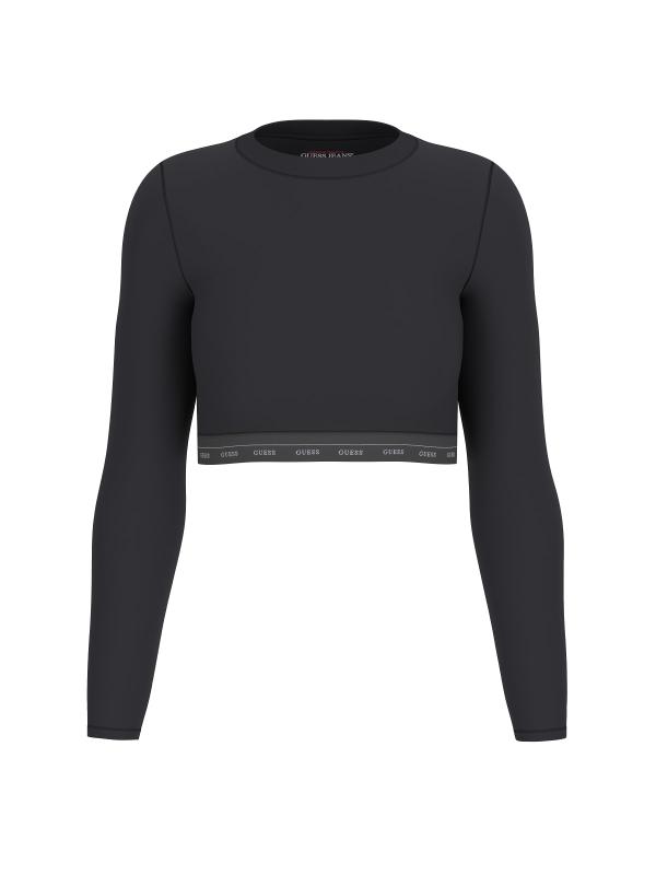 T-shirt GJ LS CROP TOP Nero