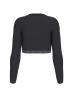 T-shirt GJ LS CROP TOP Nero