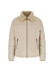 SHEARLING PUFFA JACKET Beige