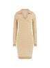 LS POLO AUBREY 4G SWTR DRESS Beige