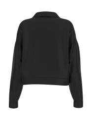 CARLA CROP ZIP JACKET Nero