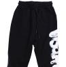 25IDS55101 PANTALONE SCRITTA Nero