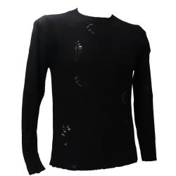 BW1010 GIROCOLLO INTRECCIATO  Nero