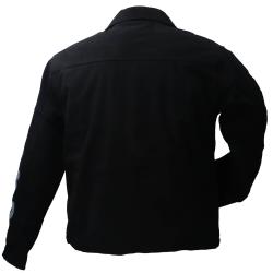 25IDS55365 GIACCA IN GABARDINE  Nero